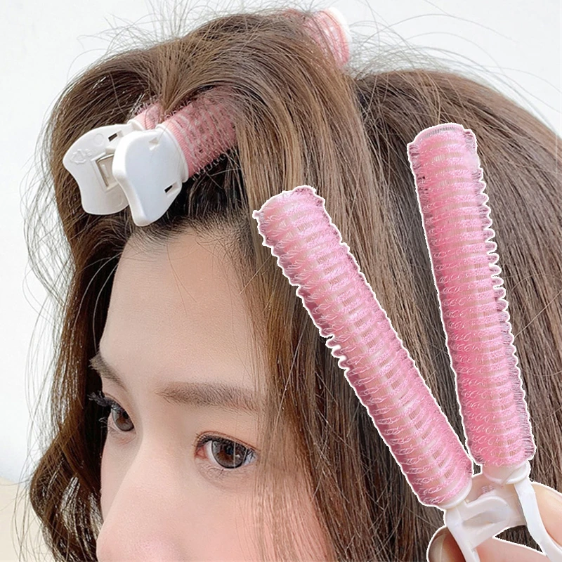 Hair Care Korea - Natürliche Haarwurzel, flauschige Clips, lockige Lockenwickler