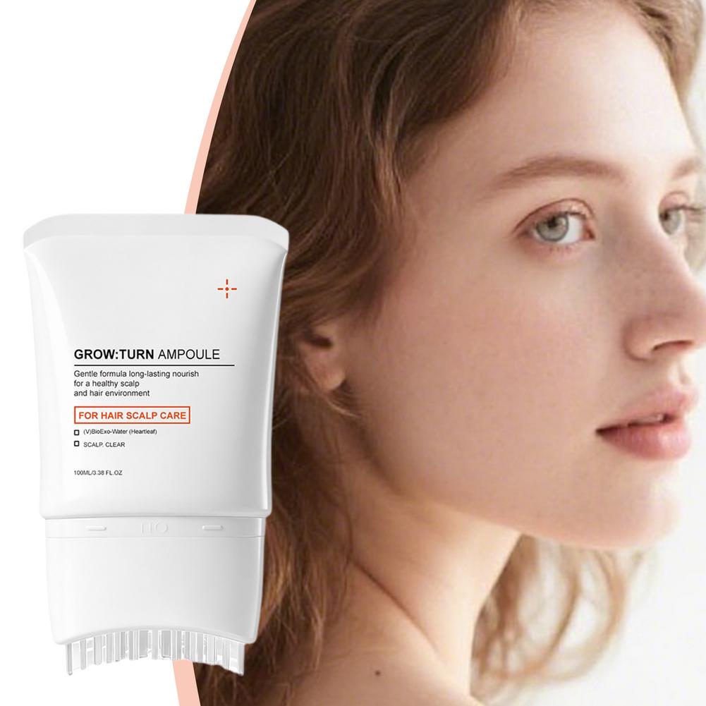 Hair Care Korean - Koreanisches Perfektes Kopfhautpflege-Serum mit Exosom-Kamm, Haarstärkende