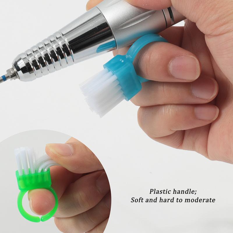 Hair Care Zone - Z. 10 Stück Mini-Ring-Nagelstaub-Reinigungsbürsten mit weichen